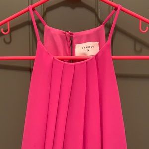 Pink Dress - Halter Neck Line